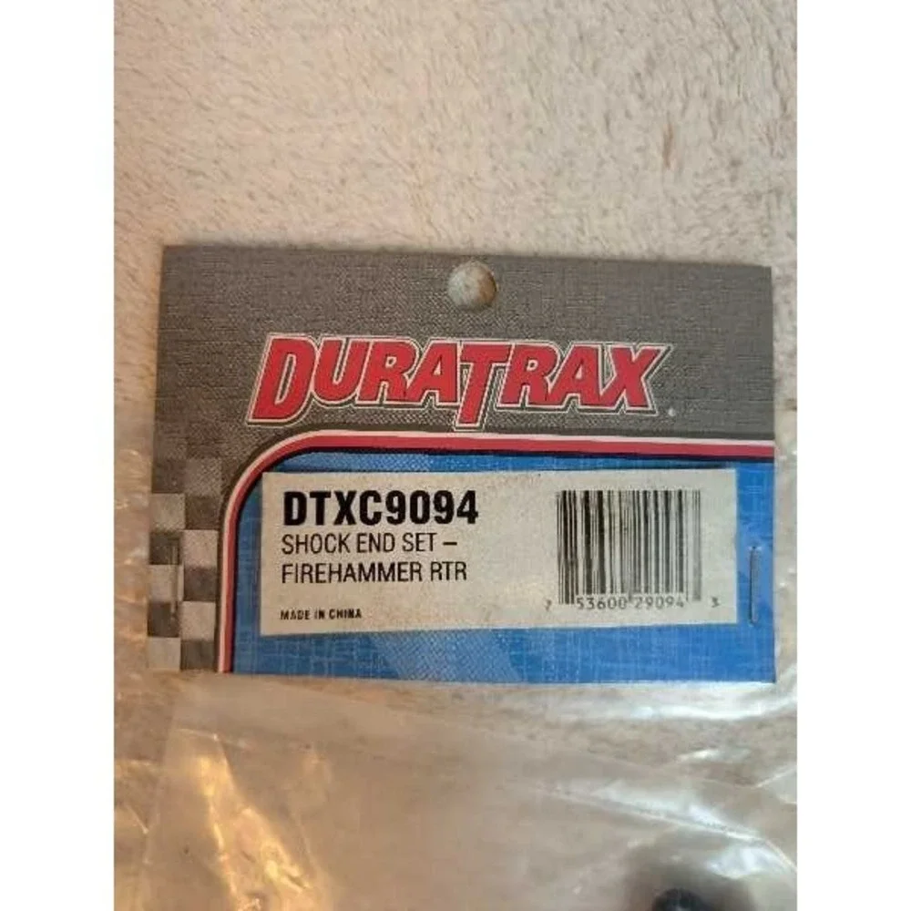 DuraTrax DTXC9094 Shock End Set Firehammer RTR RC Car Parts Black